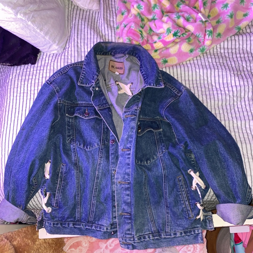 Oversized denim jacket